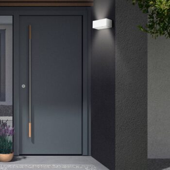 Vonkajšie nástenné svietidlo LED Monaco up/down white