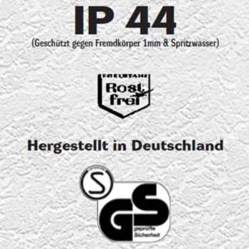 Vonkajšie nástenné svietidlo Marco1 so vzperami