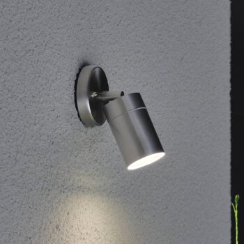 Vonkajšie nástenné svietidlo New Modena, nerezová oceľ