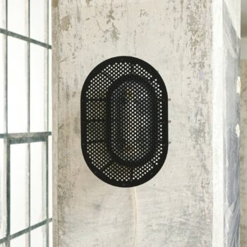 Vonkajšie nástenné svietidlo Night Rider, hliník, čierna farba