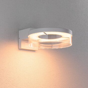Vonkajšie nástenné svietidlo Paulmann Smart Sensor Capera, biele CCT IP44
