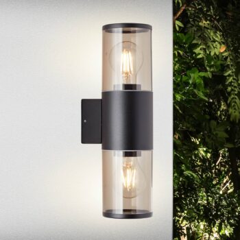 Vonkajšie nástenné svietidlo Sergioro, 2-plameňové