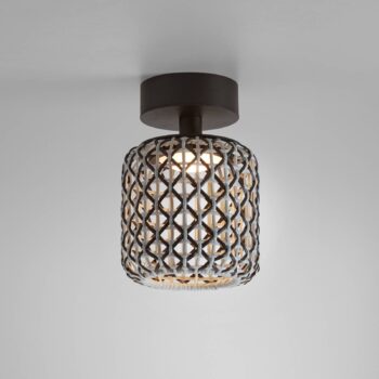 Vonkajšie stropné svietidlo Bover Nans PF/16 LED, hnedé