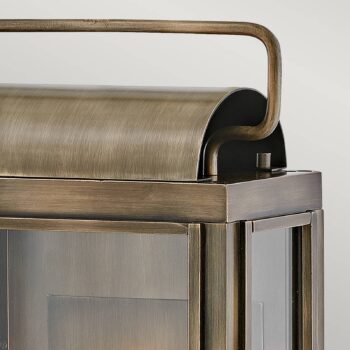 Vonkajšie svietidlo Sag Harbour, 2-pl. bronzová