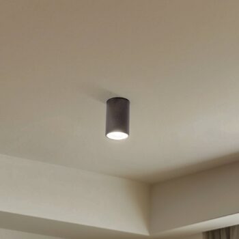 Vrchné svietidlo, jednoplameňové, hnedé