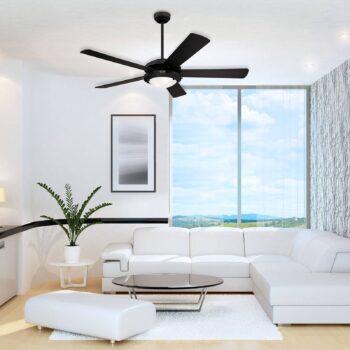 Westinghouse Comet ventilátor čierno-strieborné