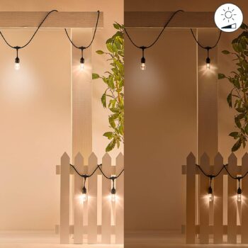 WiZ String Lights LED vonkajšia svetelná reťaz, 14,8 m, CCT, RGB