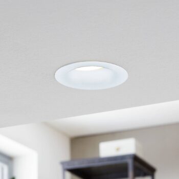 Zapustené LED Saliceto okrúhle, pevné 2 700K biela