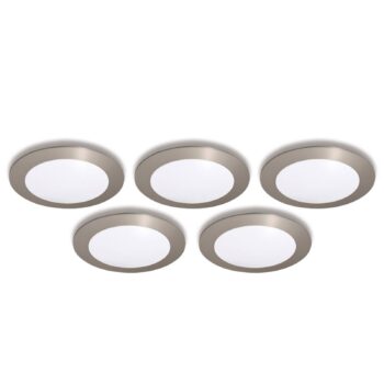 Zapustené svetlo FR 68 LED, sada 5 teplých bielych