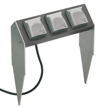 Zásuvková lišta 4403, 3-pólovej zásuvky so zemniacim hrotom