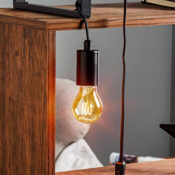 Závesná lampa Sky, čierna