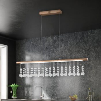 Závesné LED Nobilis, stmievateľné nikel satinovaný