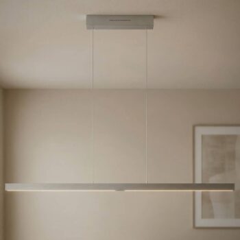 Závesné LED svietidlo Linn-L 128 nikel