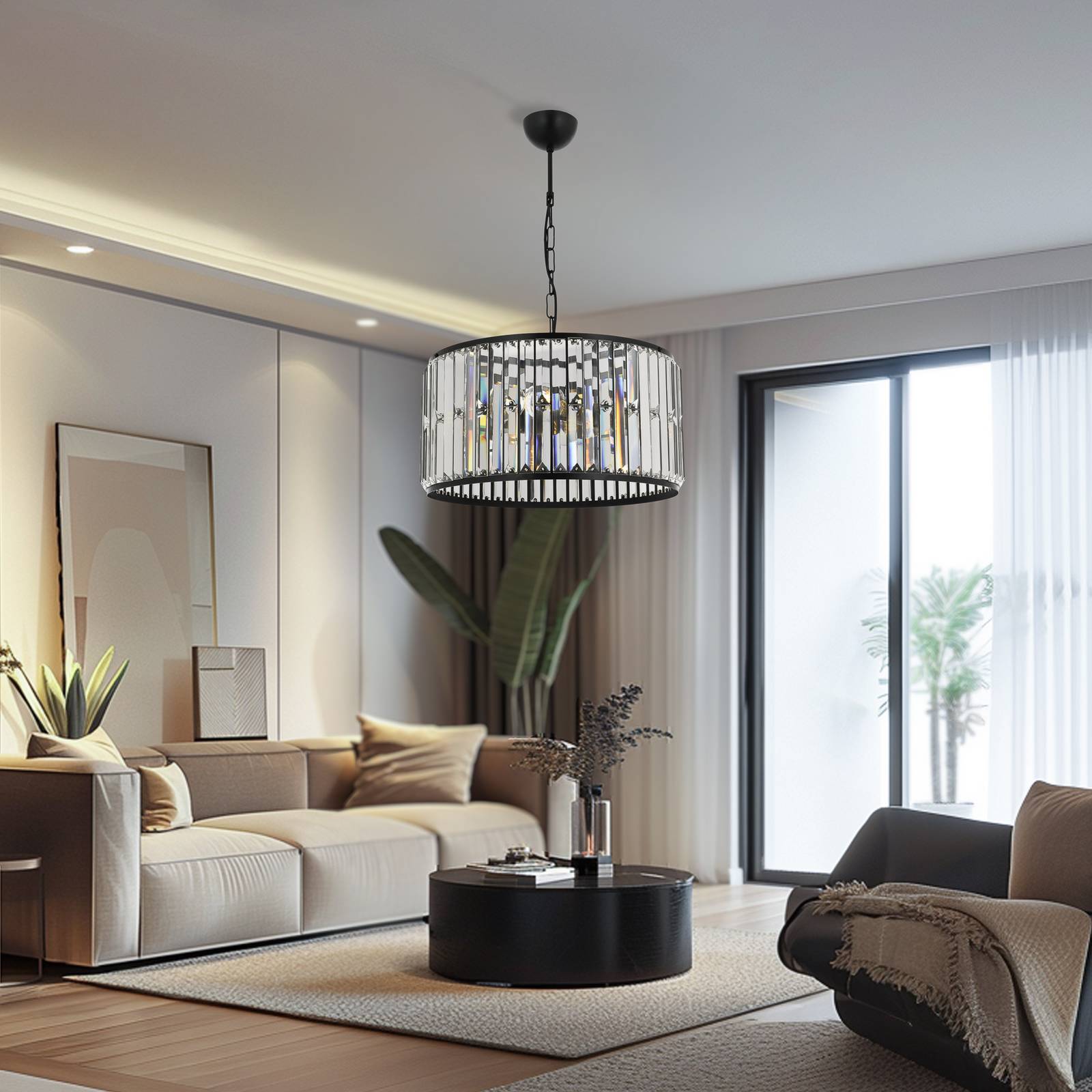 Závesné svietidlo AV-1667-3BSY s krištáľovými tyčami Závesné svietidlo AV-1667-3BSY s krištáľovými tyčami