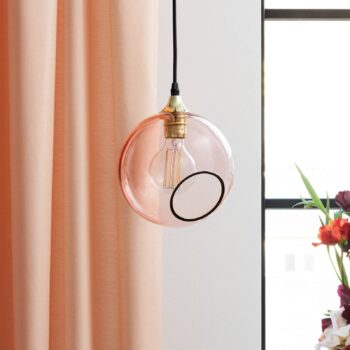 Závesné svietidlo Ballroom, ružové