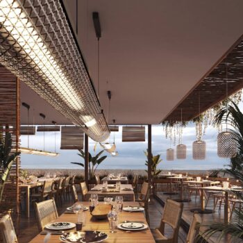 Závesné svietidlo Bover LED Nans Balis S/140, hnedá/hnedá, 140 cm