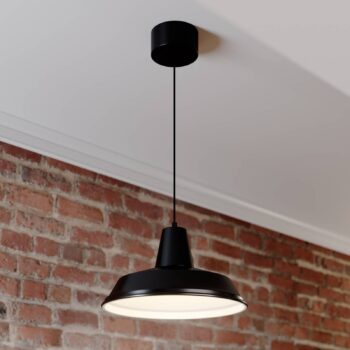 Závesné svietidlo Class, čierne/čierne