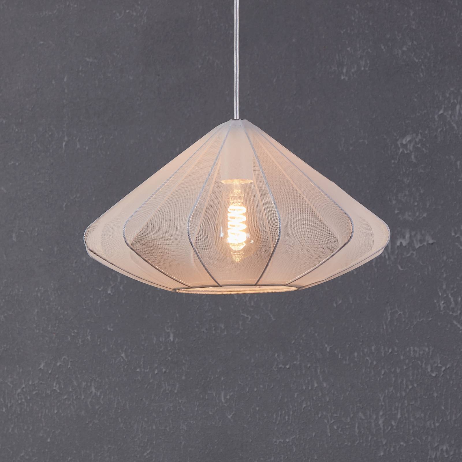 Závesné svietidlo Dolwen, biele, Ø 42,5 cm Závesné svietidlo Dolwen, biele, Ø 42,5 cm