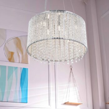 Závesné svietidlo Elise II, 8-plameňové