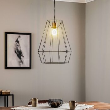 Závesné svietidlo Envostar Finan, 1 svetlo, Ø 41 cm