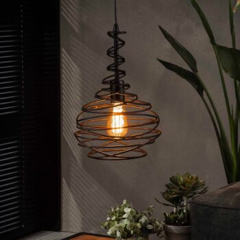 Závesné svietidlo Foxtrott, čierna, 1-plameňová