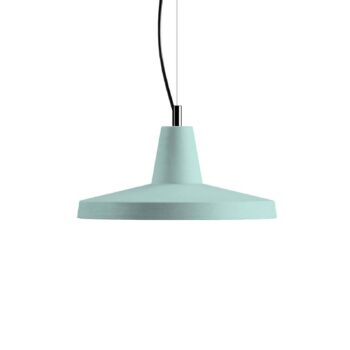 Závesné svietidlo Karman Gangster, zelené, Ø 35 cm, keramika, E27