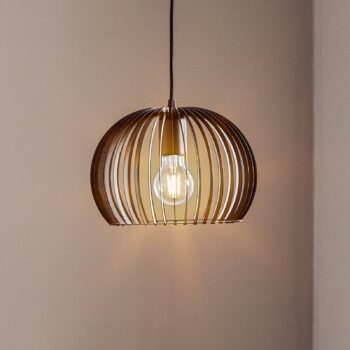 Závesné svietidlo Larus z čiernej ocele, 1-plameňové