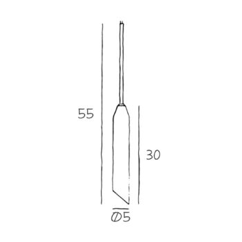 Závesné svietidlo Marble Art, piesková farba, mramor, výška 30 cm