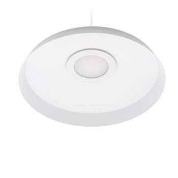 Závesné svietidlo Miguel LED, biele, hliník, 2 700 K