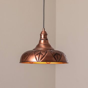 Závesné svietidlo Saglam, meď, kov, Ø 32 cm, E27