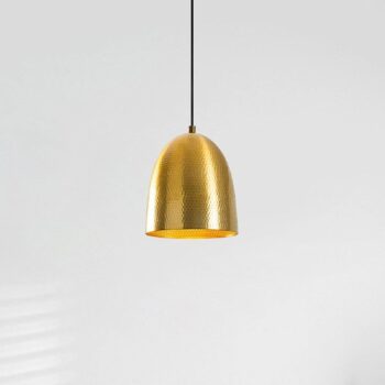 Závesné svietidlo Tattoo 2376, zlatá farba, kov, Ø 20 cm