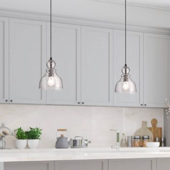 Závesné svietidlo Westinghouse Fiona, farba olejovaný bronz, Ø 18 cm