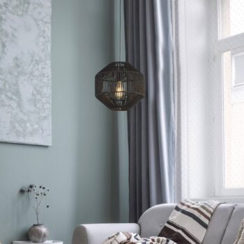 Závesné svietidlo Wicker, 1-plameňové