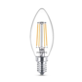 Žiarovka Philips Classic LED E14 B35 4,3 W číra 4 000 K