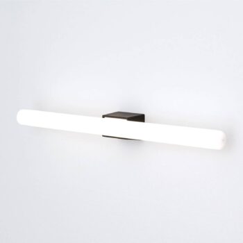 Zrkadlové LED svetlo Visagist, držiak čierna