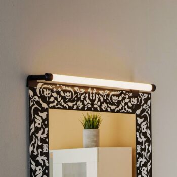 Zrkadlové svetlo Lindby Eleri LED, čierne