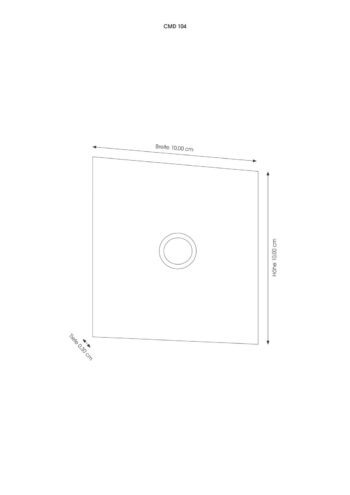 Zvonček Grande z nehrdzavejúcej ocele