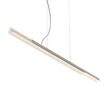 kdln Závesné svietidlo Dala lineárne, pieskovo biele/betónové, 2 700 K, 150 cm