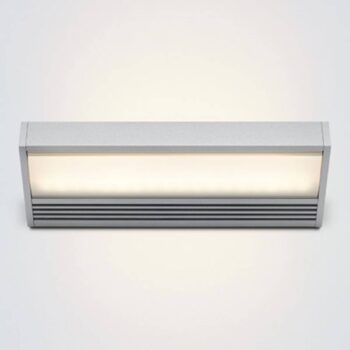 serien.lighting SML – nástenné LED svetlo striebro