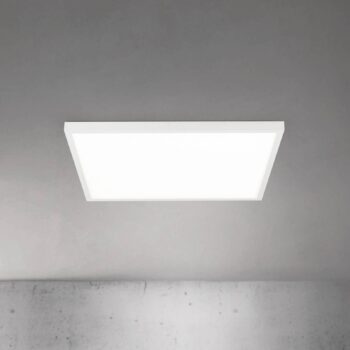 stropné LED svetlo Disc, biele, dĺžka 60 cm, CCT, kov