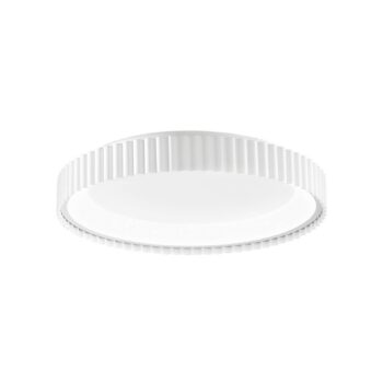 stropné LED svetlo Niike, biele, Ø 40 cm, kov, CCT
