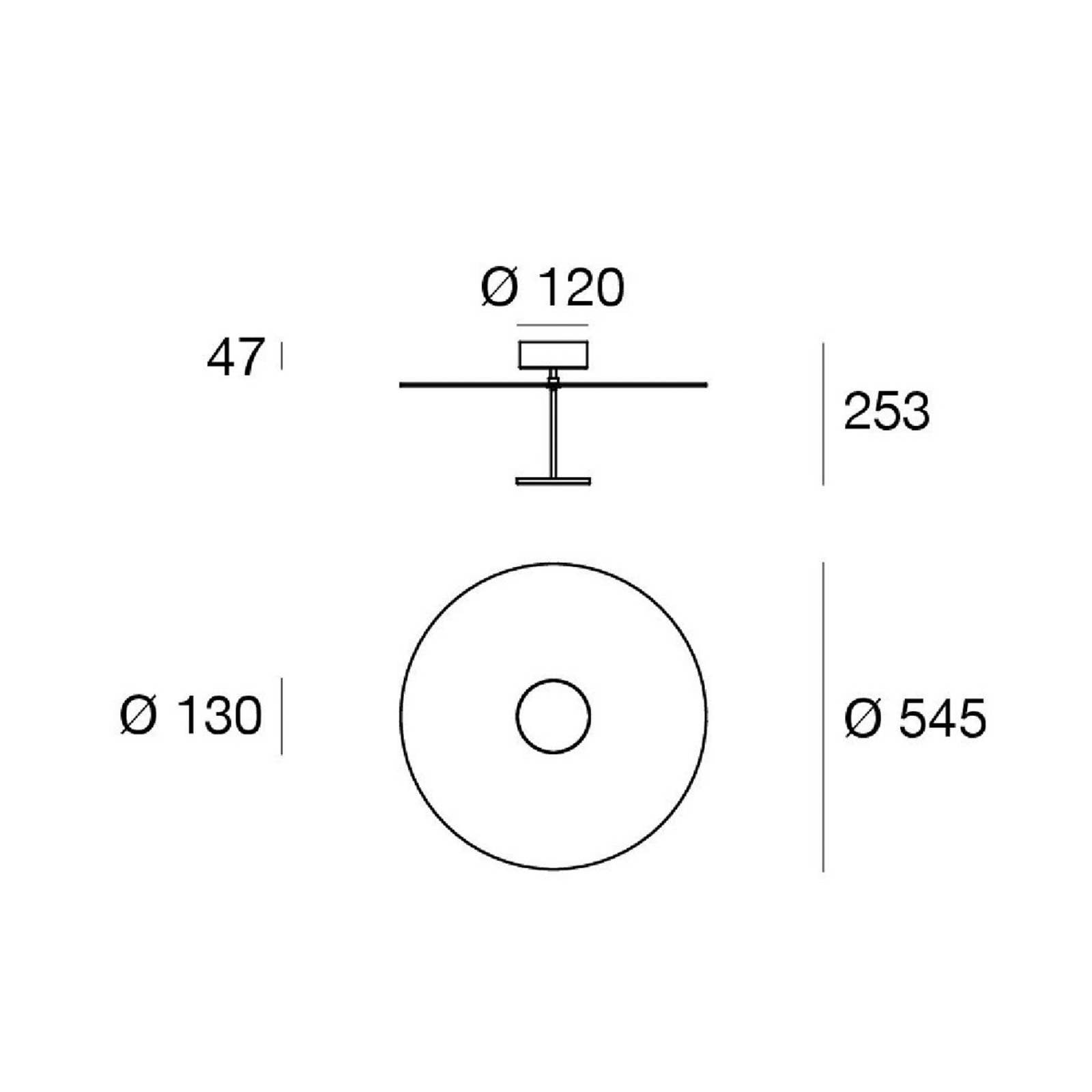 stropné LED svetlo Stilo_S, biele, Ø 55 cm stropné LED svetlo Stilo_S, biele, Ø 55 cm